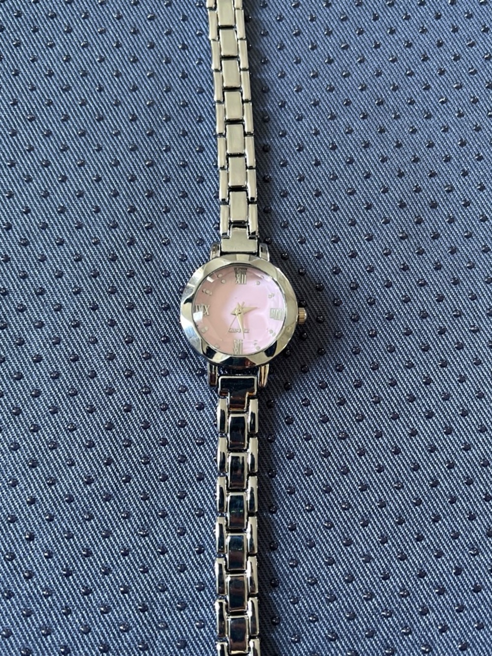 Women’s Silver Bracelet Watch with Pink Dial